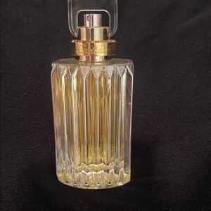 Cartier Gold and Clear Candle Holder3.3oz